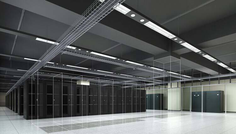 布线和弱电布线均放在金属布线槽内